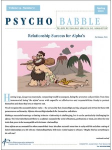 Cover Psychobabble Relationship Success for Alphas