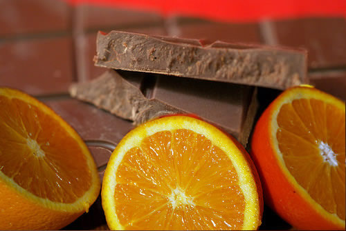chocolate and oranges