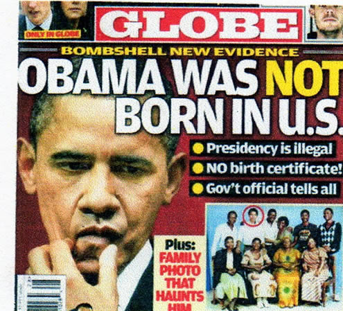 Obama not born in US