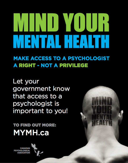 Mind your mental  health poster